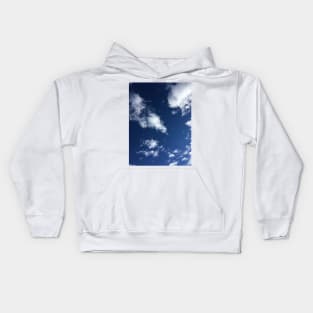 Sparse Clouds On a Sunny Day Kids Hoodie